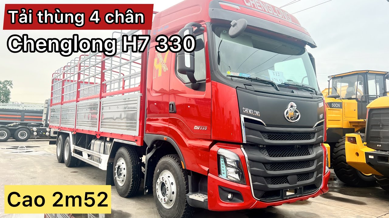 Alternative view of TẢI THÙNG CHENGLONG H7 8×4 330HP (THÙNG MUI BẠT)