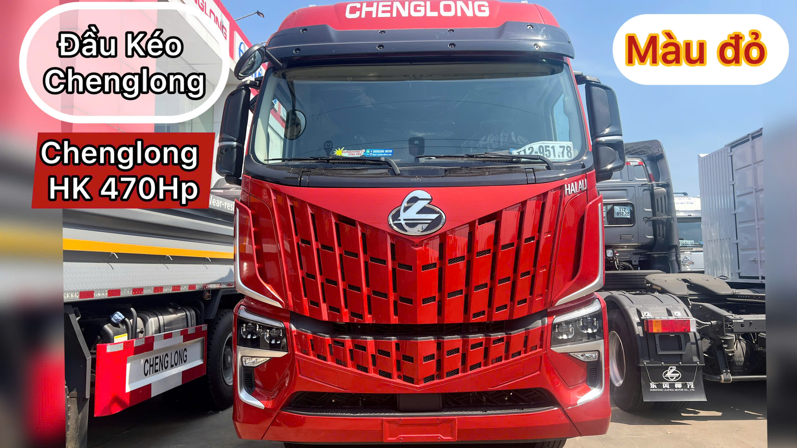 Đầu Kéo Chenglong HK 470HP Màu Đỏ